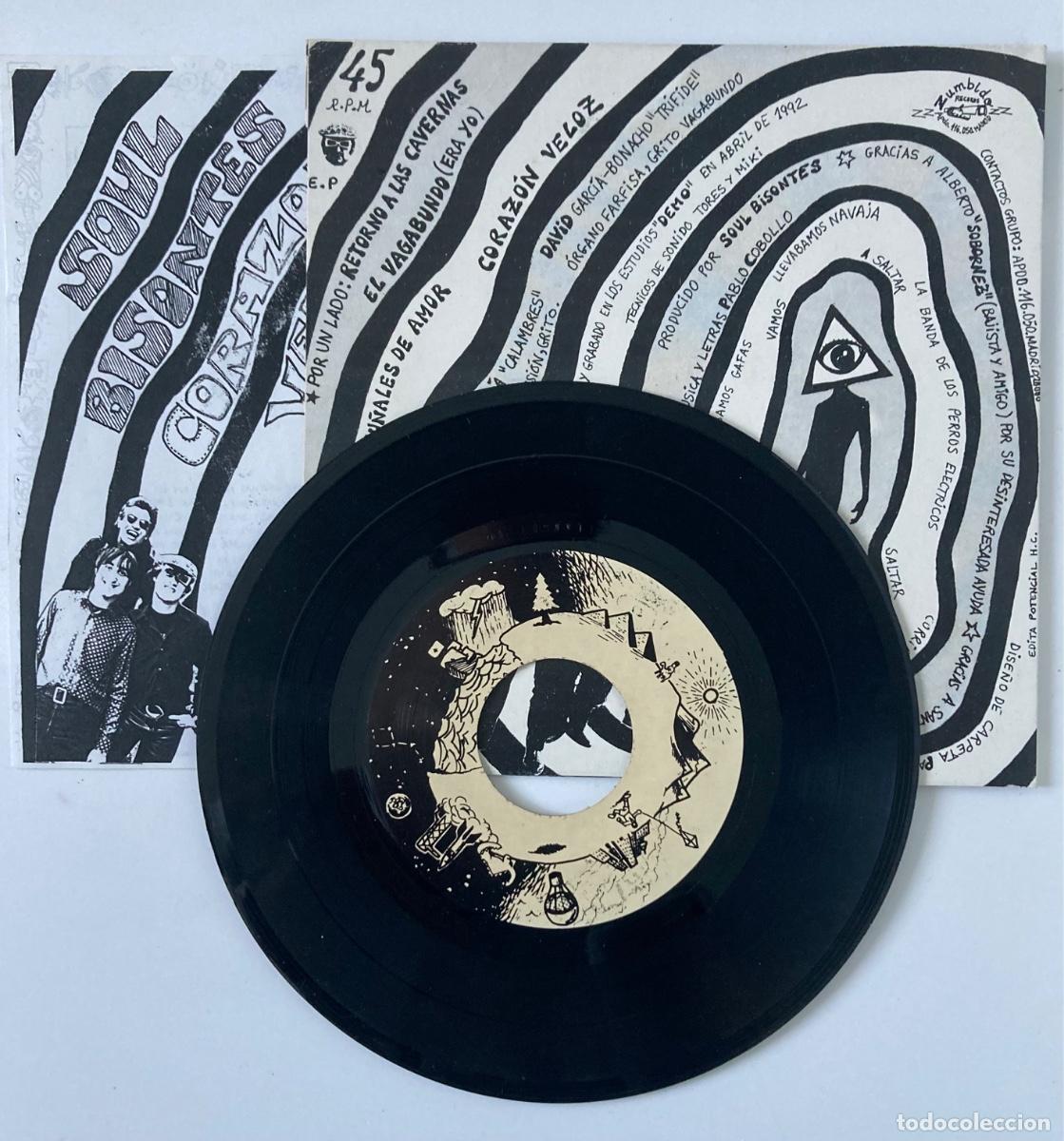 Discos de vinilo: Soul Bisontes Ep Coraz&oacute;n Veloz vinilo - Foto 2