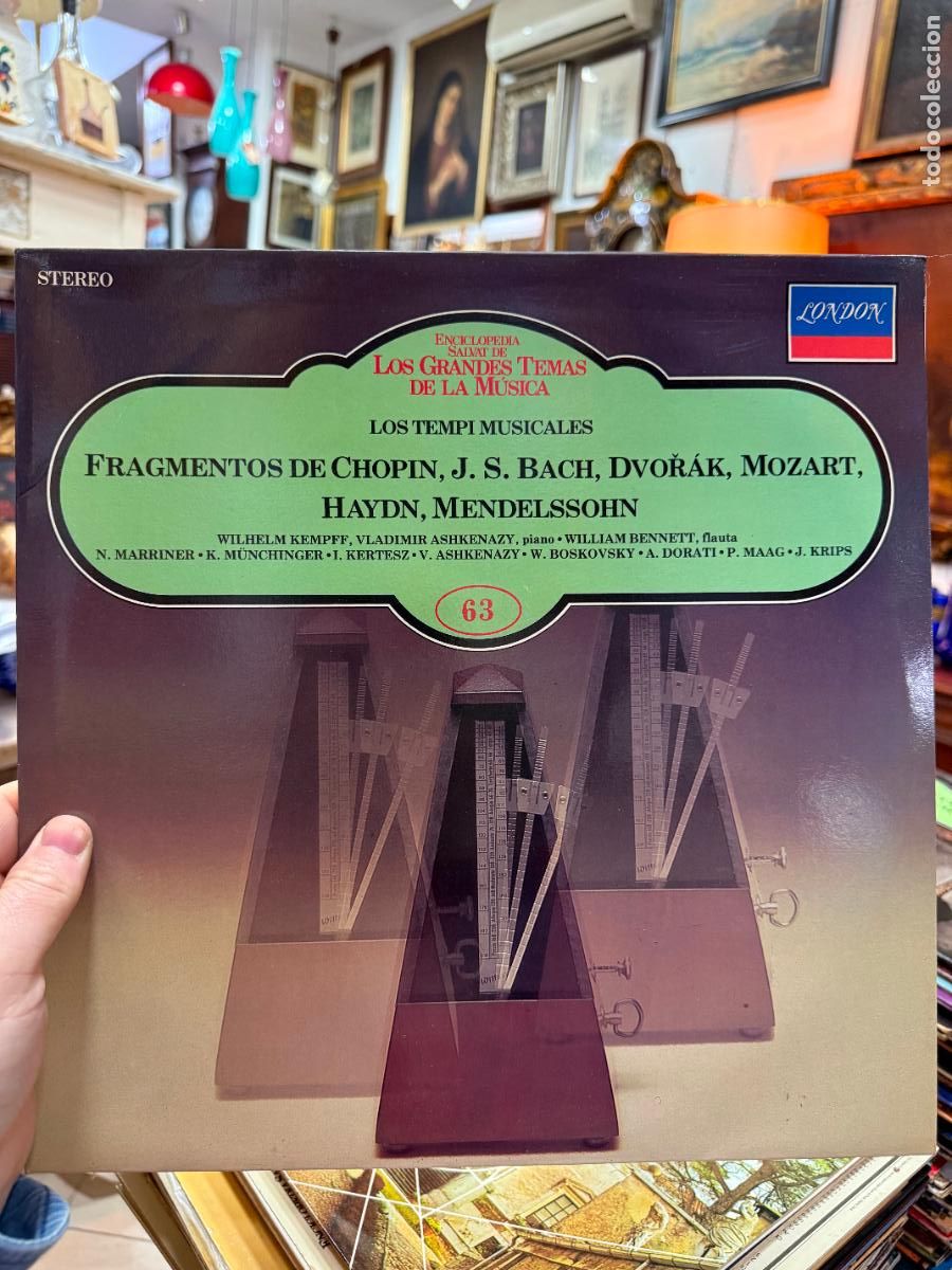 Vinyl records: LP 63 - ENCICLOPEDIA SALVAT LOS GRANDES TEMAS DE LA MUSICA