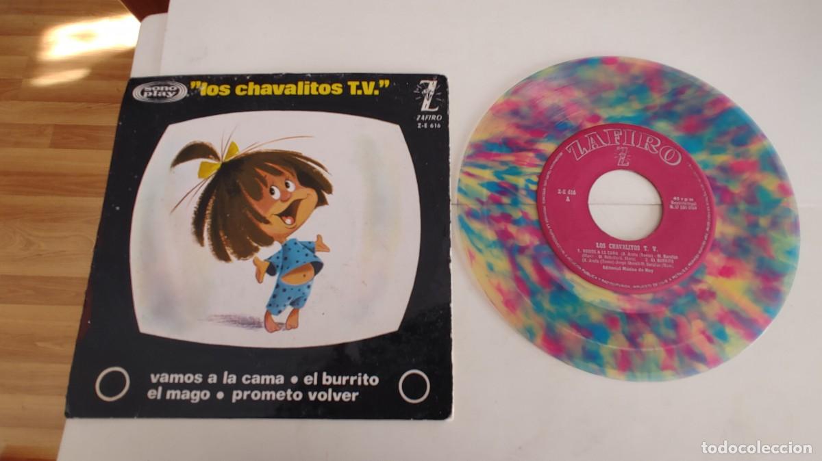 Discos de vinilo: LOS CHAVALITOS DE T.V.-EP VAMOS A LA CAMA +3 - Foto 1