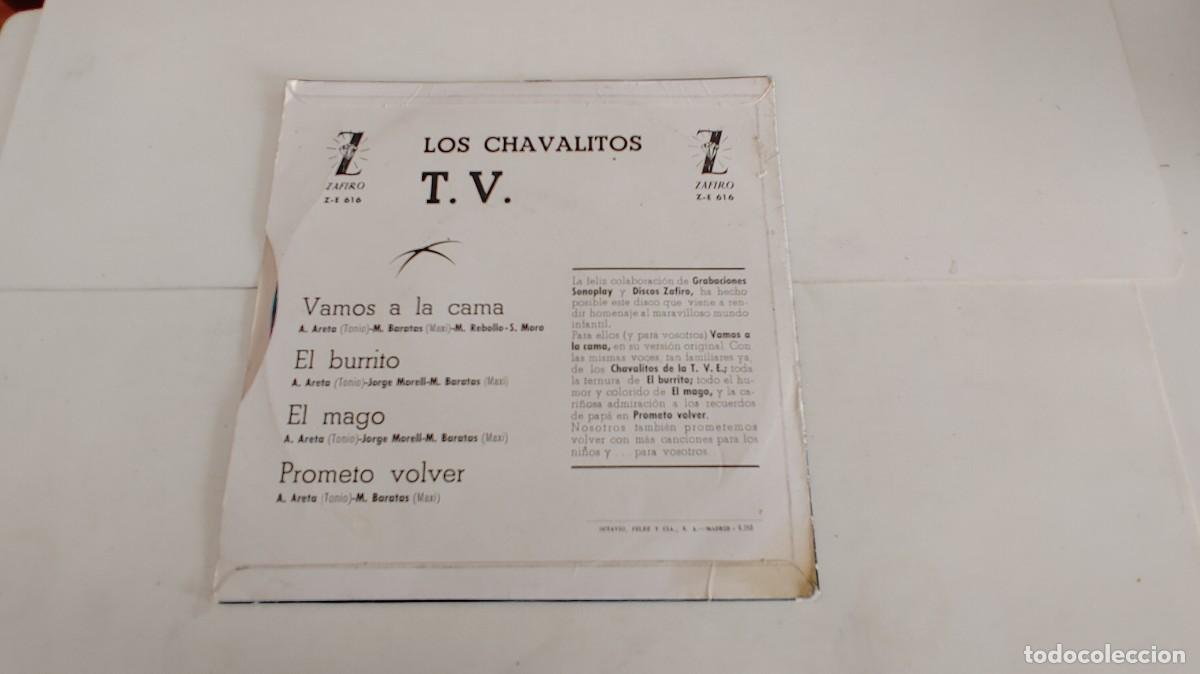 Discos de vinilo: LOS CHAVALITOS DE T.V.-EP VAMOS A LA CAMA +3 - Foto 2