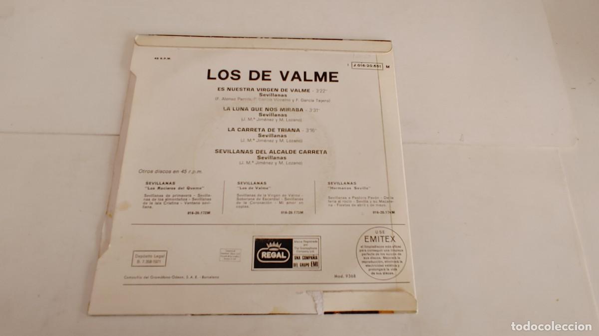 Discos de vinilo: LOS DE VALME-EP SEVILLANAS - Foto 2