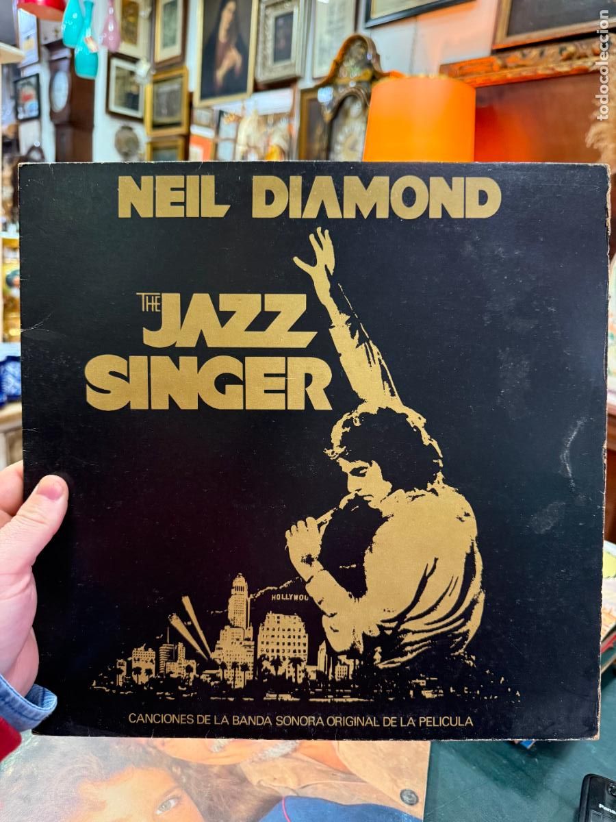 Discos de vinilo: LP NEIL DIAMOND - THE JAZZ SINGER - Foto 1
