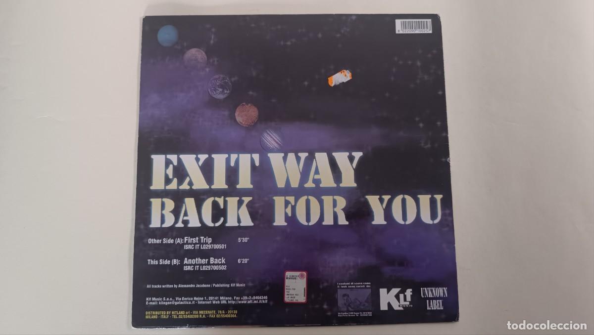 Discos de vinilo: Exit Way &ndash; Back For You - Foto 2
