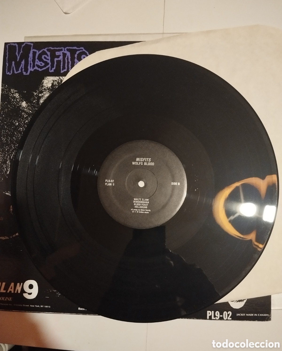 Discos de vinilo: Misfits - Eart A.D/ Wolfs Blood 1989 - Foto 3