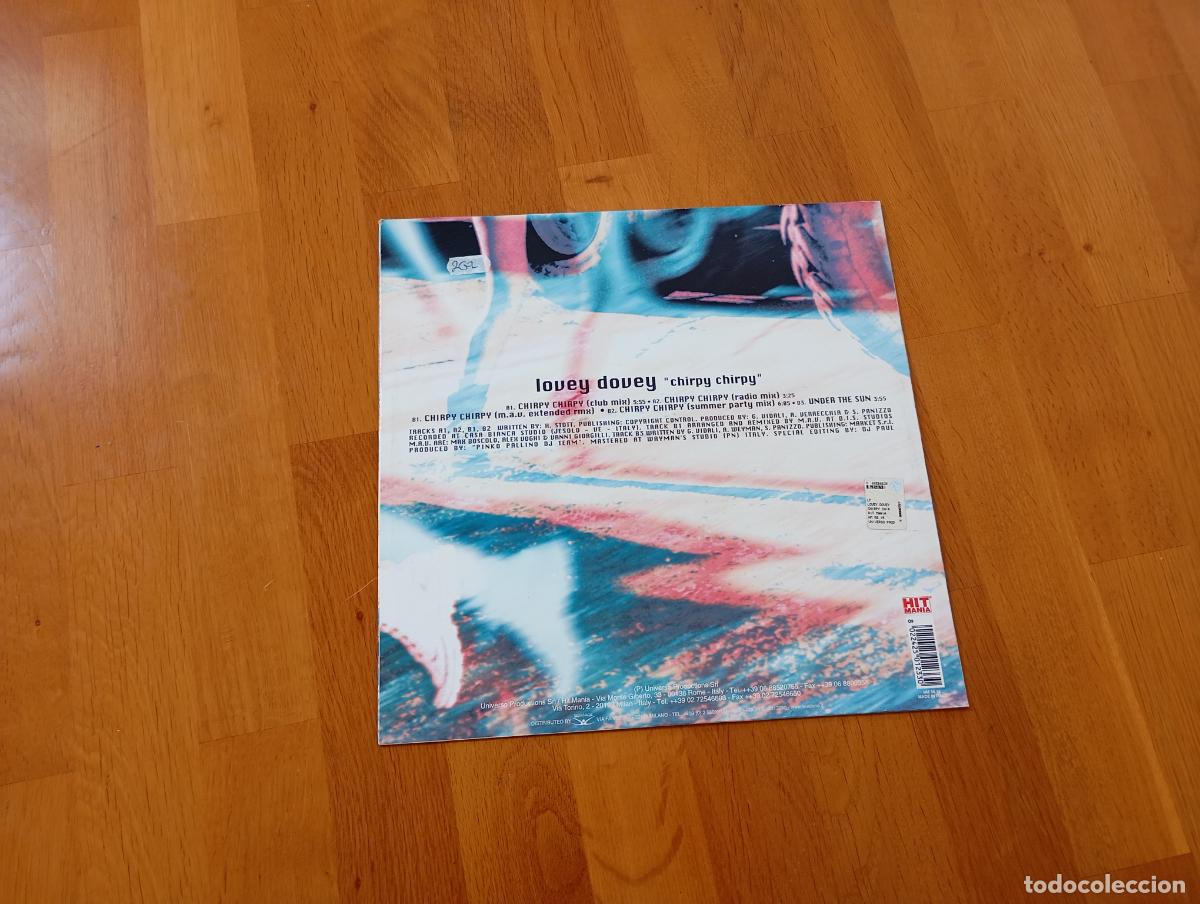 Discos de vinilo: Lovey dovey-chirpy chirpy.maxi - Foto 2