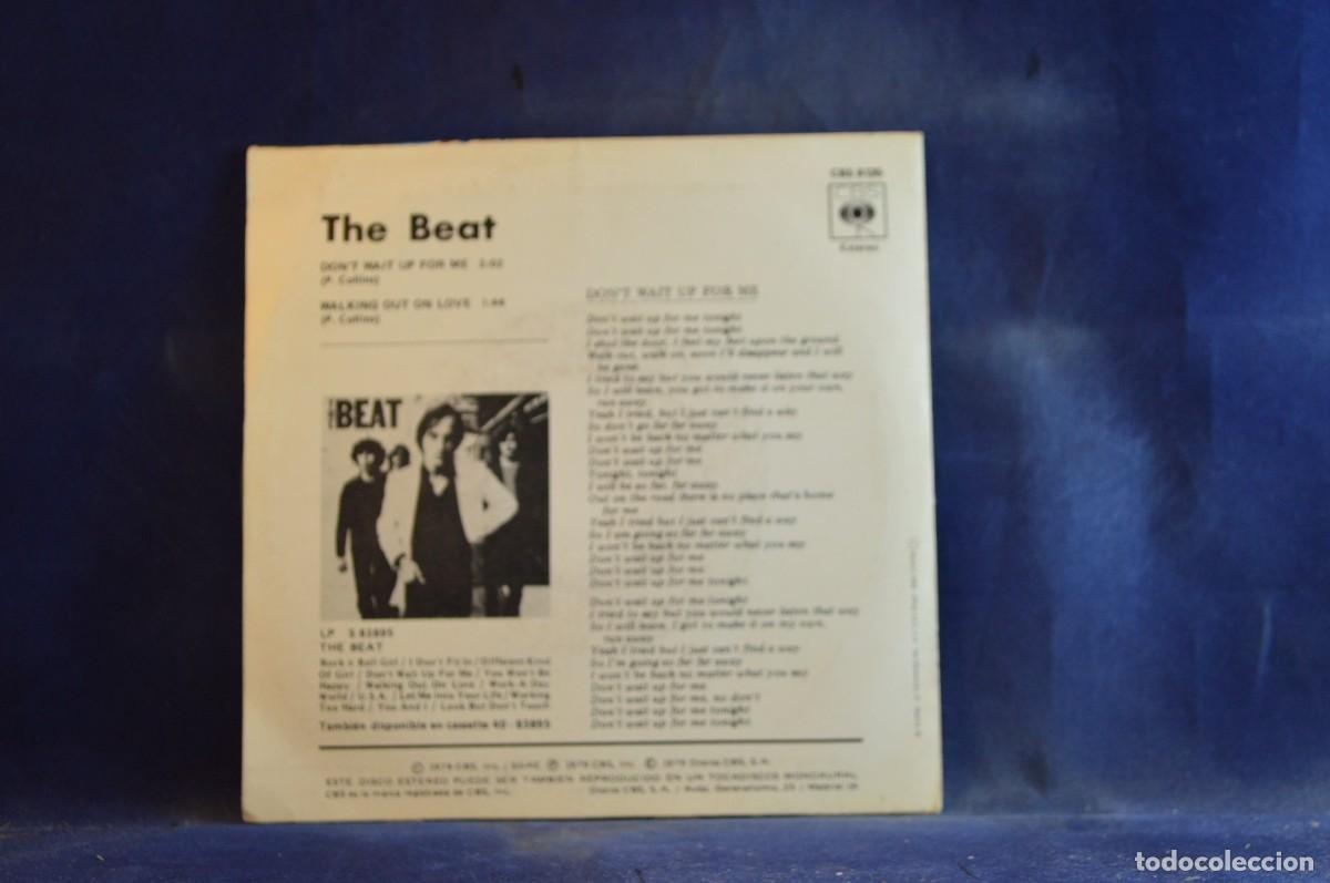 Discos de vinilo: THE BEAT - NO ME ESPERES - SINGLE - Foto 2