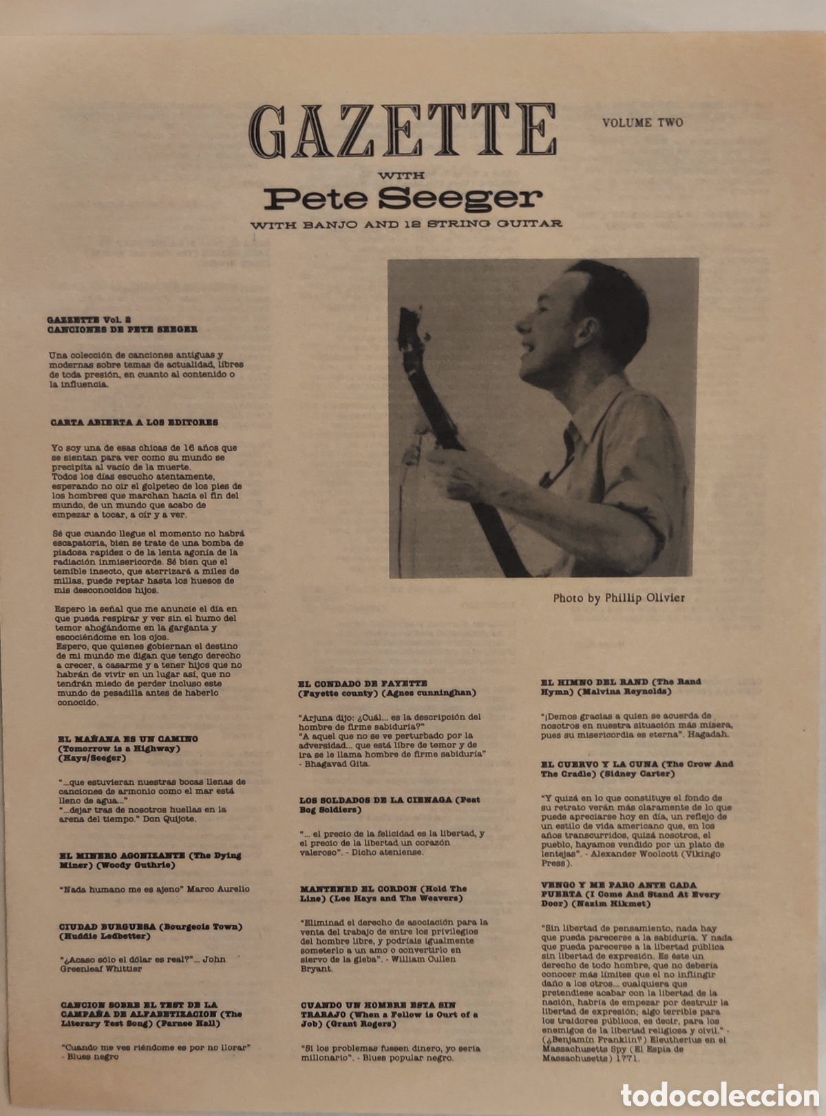 Discos de vinilo: Long Play vinilo Pete Seeger - Foto 4