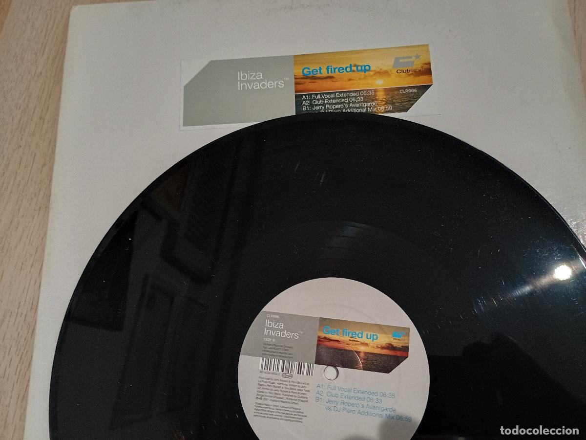 Discos de vinilo: Ibiza Invaders &ndash; Get Fired Up Germany 2001 Electronic House - Foto 3