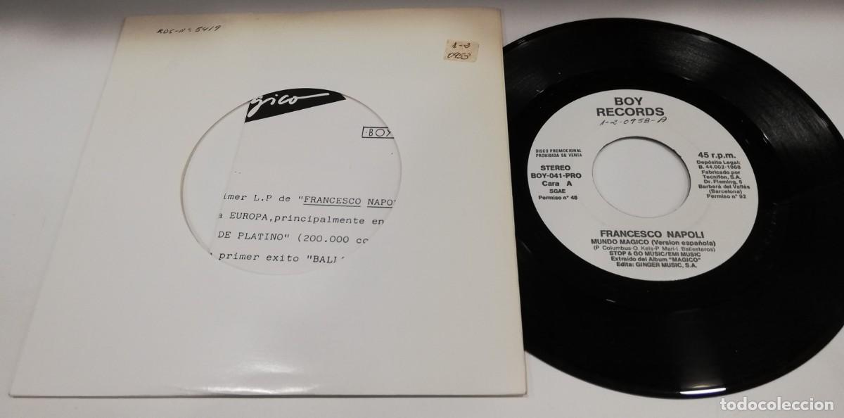 Vinyl records: SCO17-Francesco Napoli - Mundo M&aacute;gico (7&rdquo;, S/Sided, Promo)