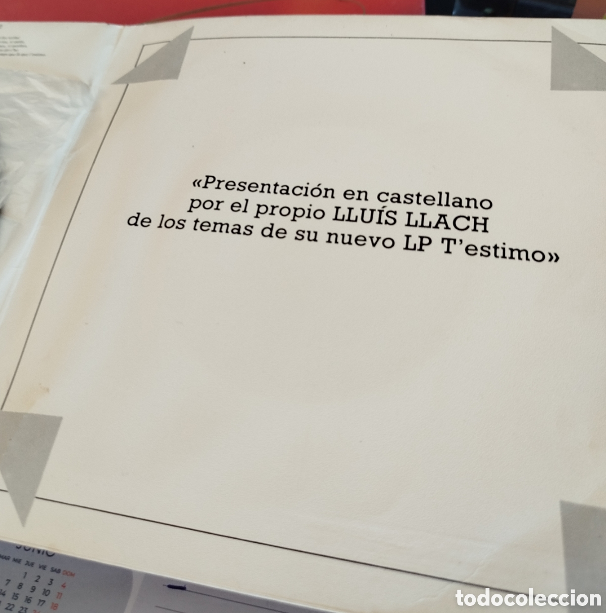 Discos de vinilo: Lluis Llach - Amor Particular. Promo. Doble single - Foto 3