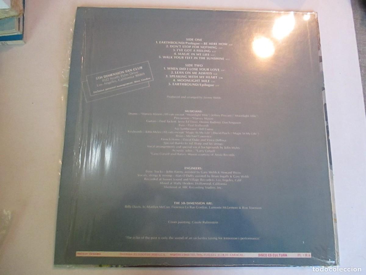 Discos de vinilo: THE 5TH DIMENSION Earthbound Z079 - Foto 2