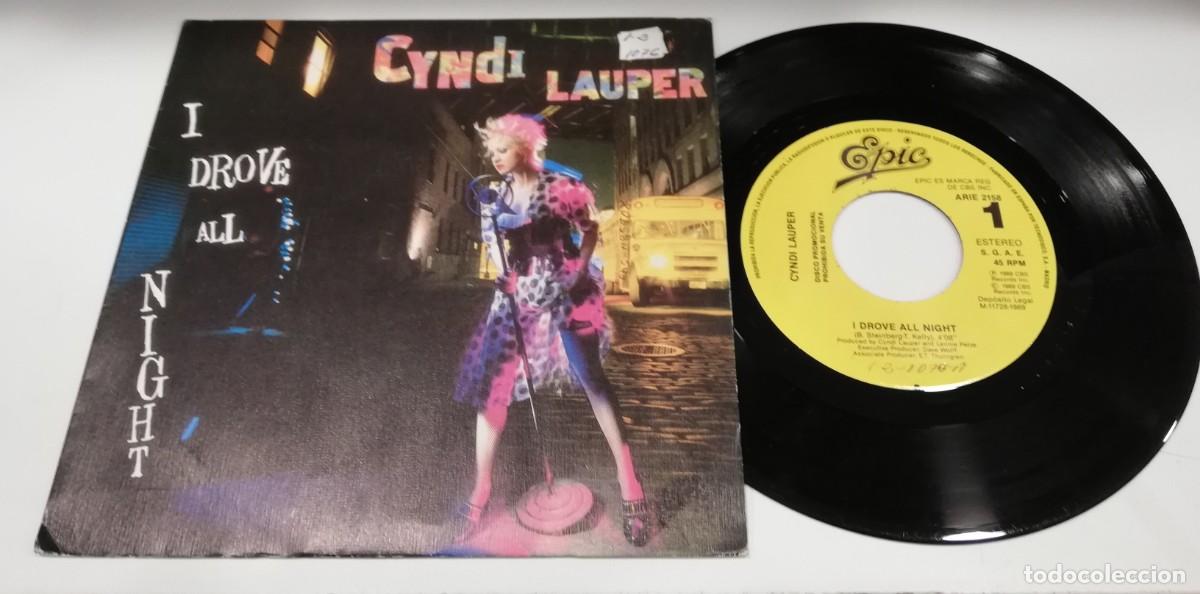 Vinyl records: SCO17-Cyndi Lauper - I Drove All Night (7&rdquo;, S/Sided, Promo)