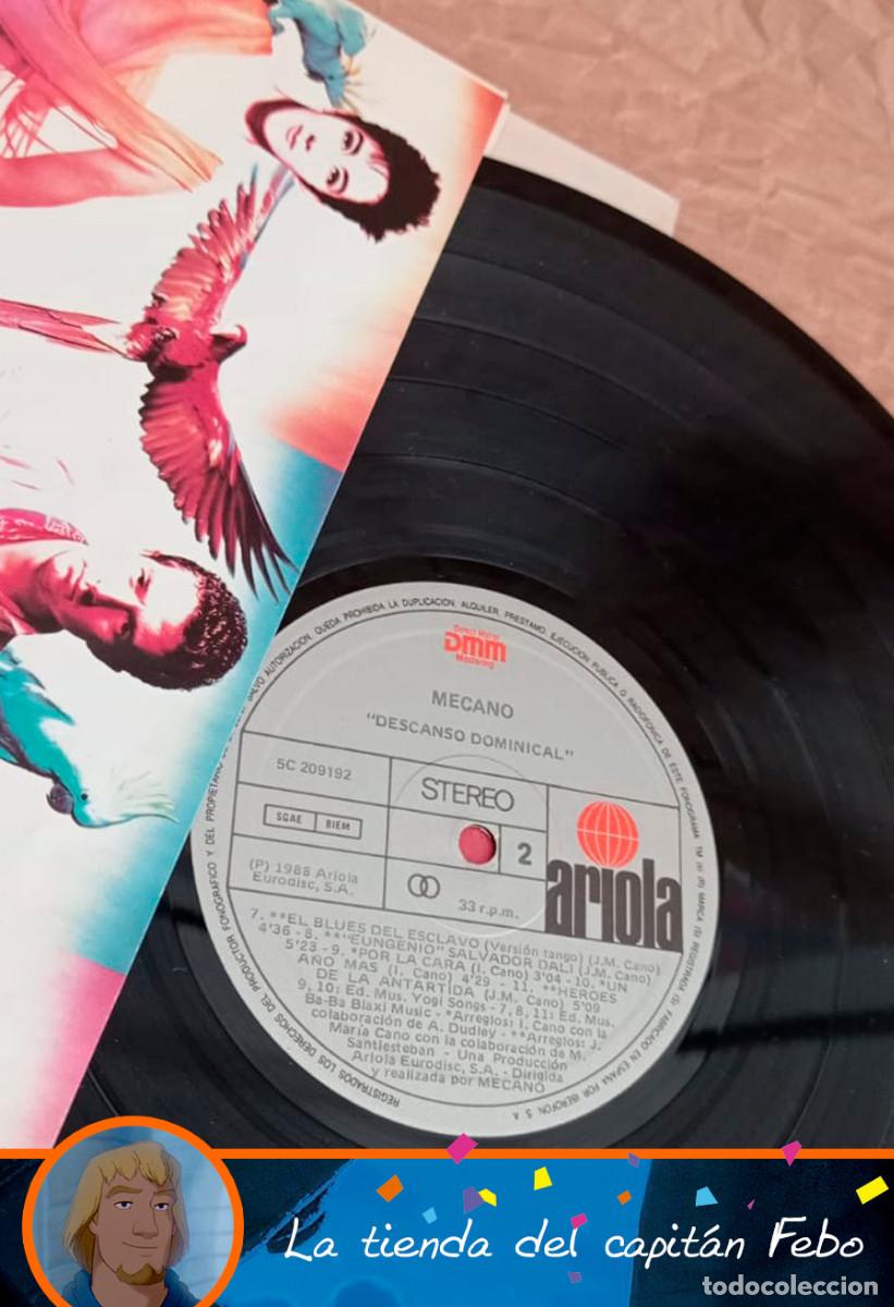 Discos de vinilo: Vinilo de Descanso Dominical, de Mecano (1988) - Foto 2