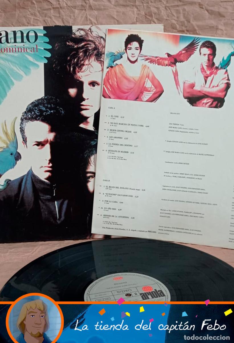 Discos de vinilo: Vinilo de Descanso Dominical, de Mecano (1988) - Foto 7