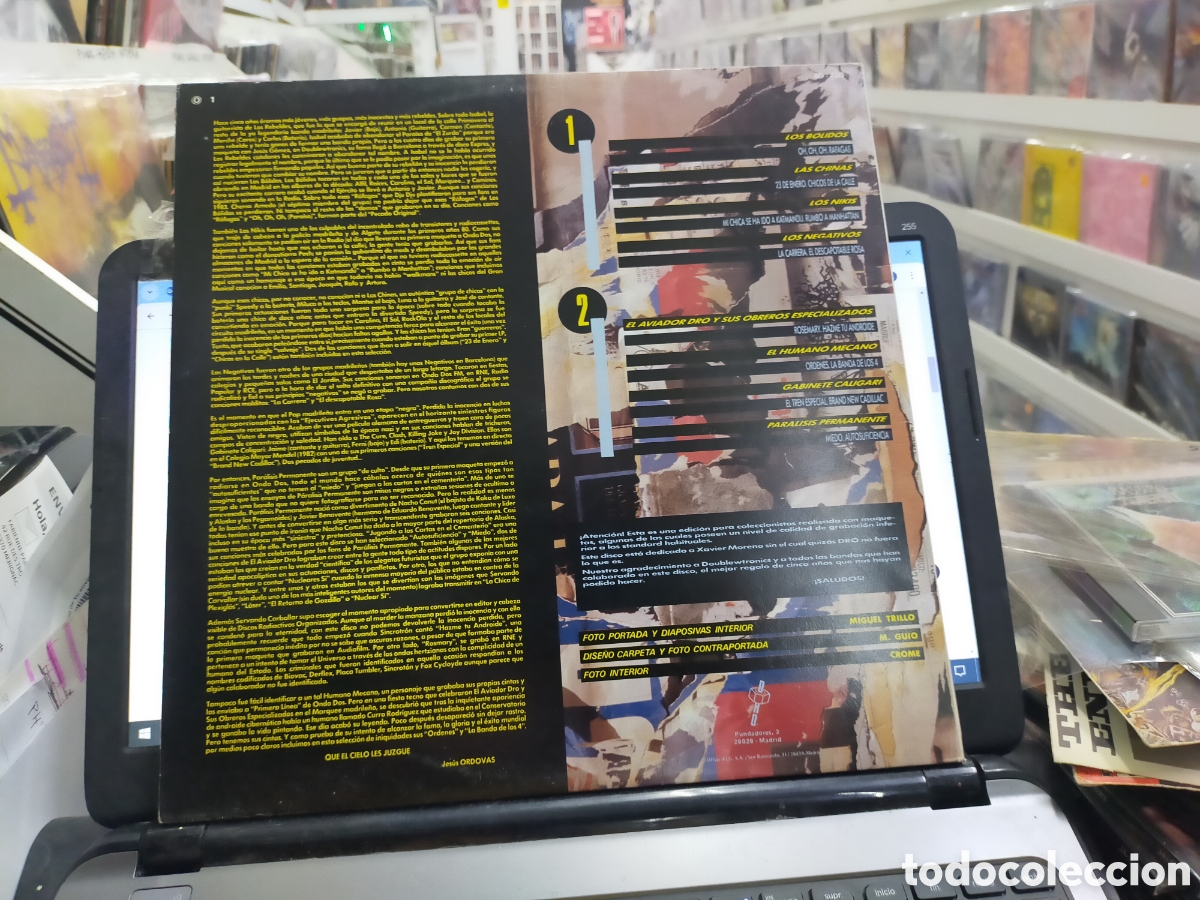 Discos de vinilo: El pecado original LP 1986 carpeta doble - Foto 3