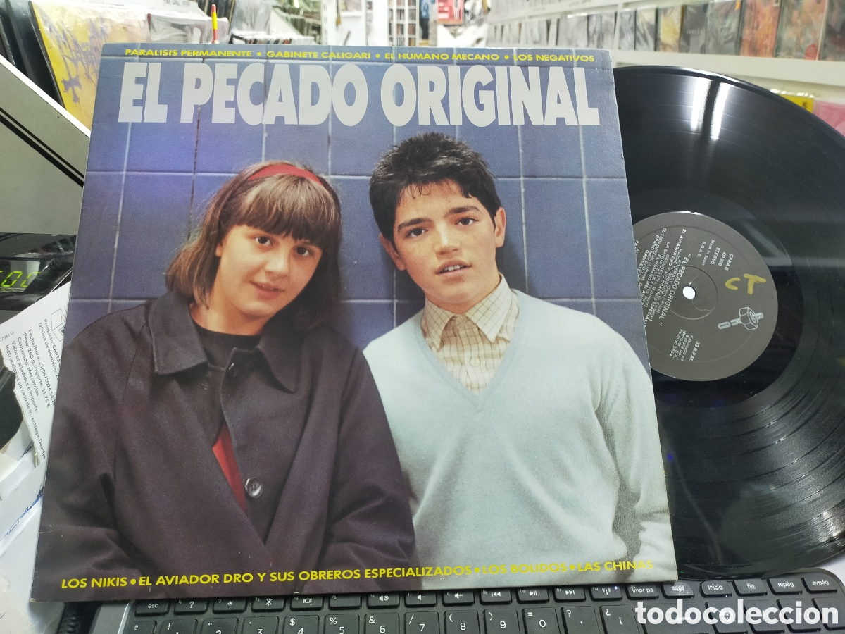 Discos de vinilo: El pecado original LP 1986 carpeta doble - Foto 1