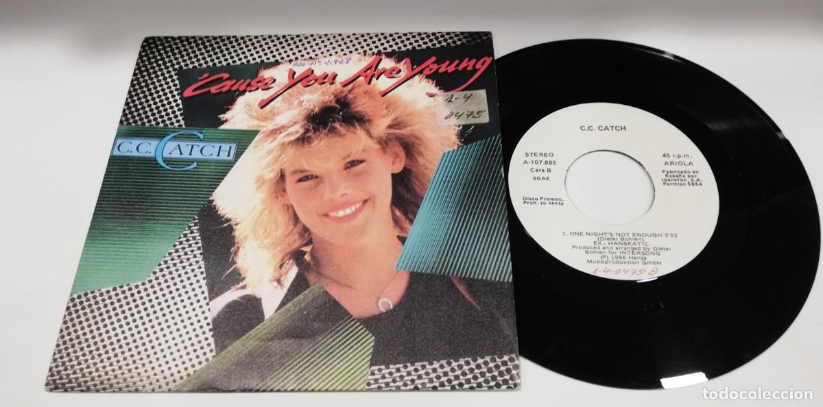 Vinyl records: SCO17-C.C. Catch - 'Cause You Are Young (7&rdquo;, Single)
