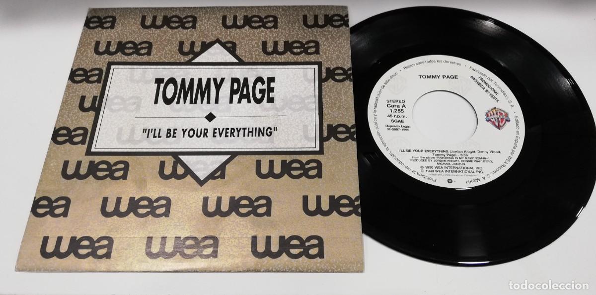 Vinyl records: SCO17-Tommy Page - I'll Be Your Everything (7&rdquo;, Single, Promo)