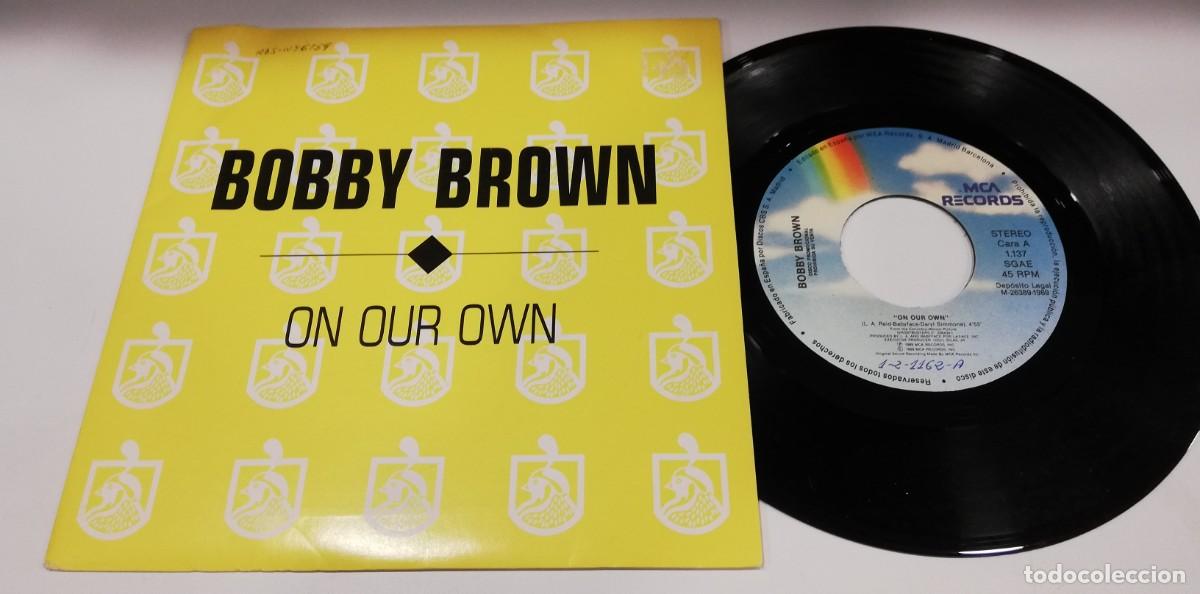 Vinyl records: SCO17-Bobby Brown - On Our Own (7&rdquo;, Single, Promo)