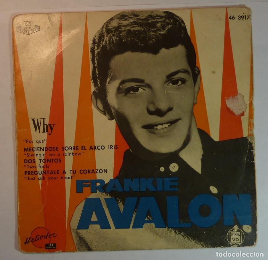 Discos de vinilo: FRANKIE AVALON // WHY+3 // SOLO PORTADA - Foto 1