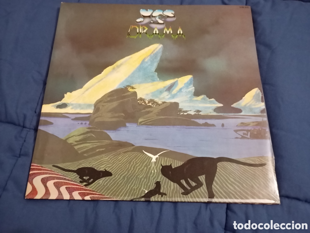 Discos de vinilo: DRAMA - YES - EDICI&Oacute;N ESPA&Ntilde;OLA, 1980 - IMPECABLE - Foto 1