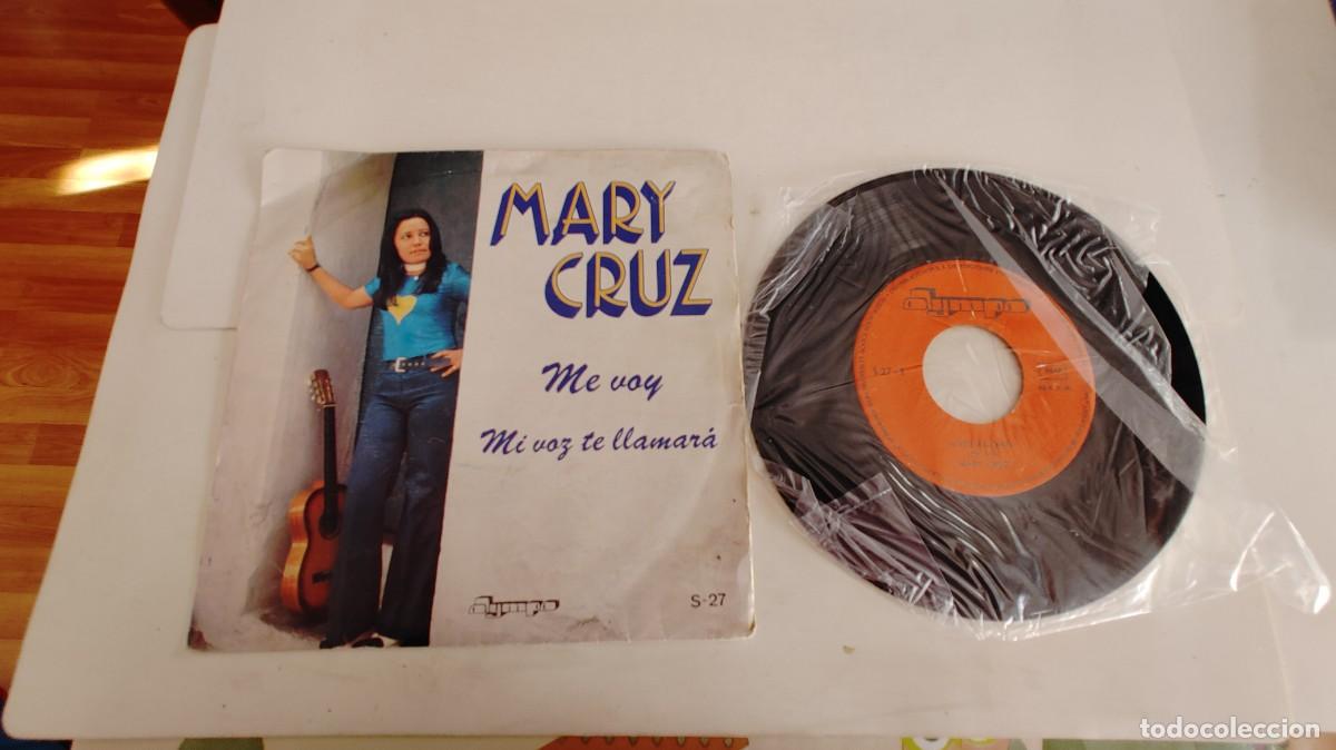 Discos de vinilo: MARY CRUZ-SINGLE ME VOY - Foto 1