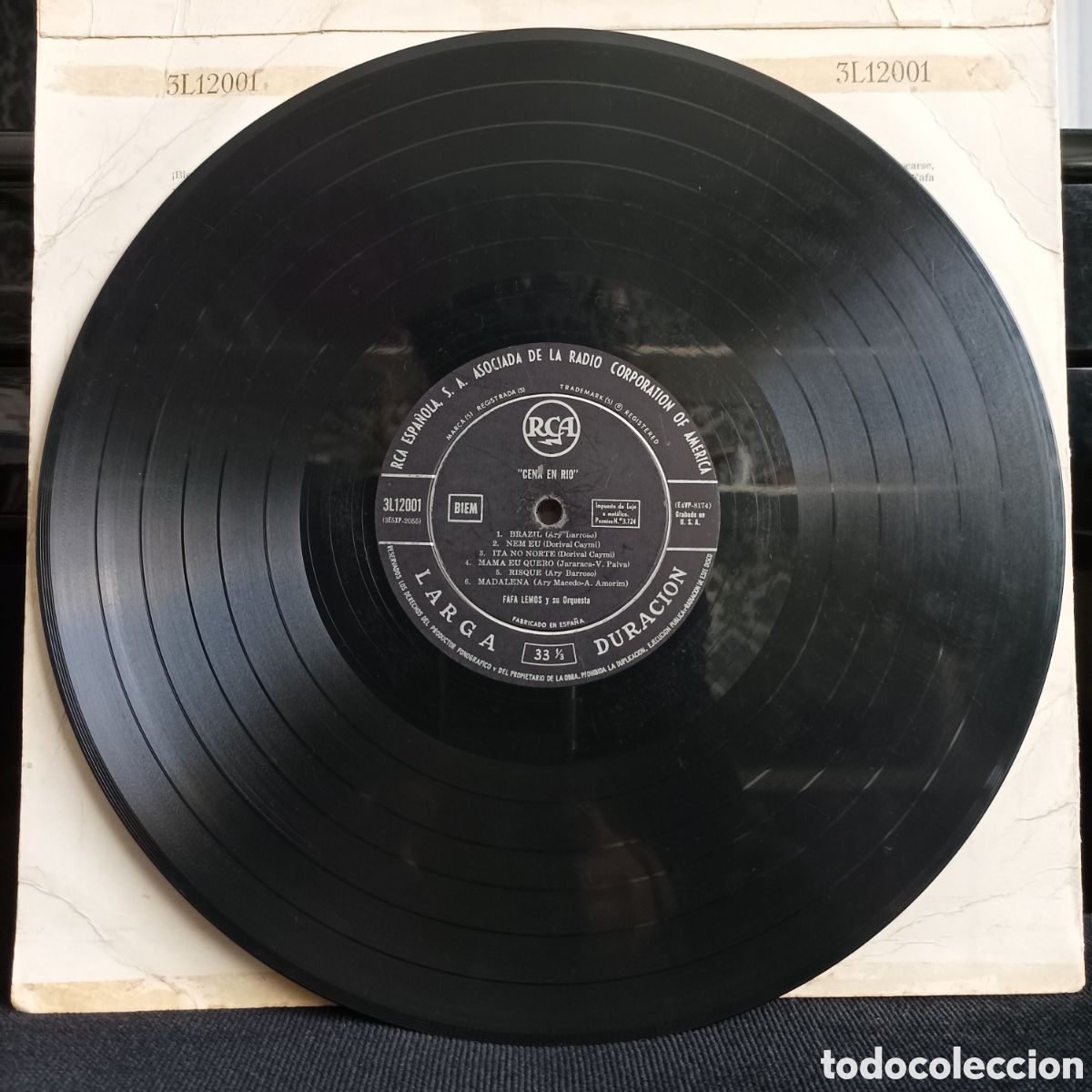 Discos de vinilo: Fafa Lemos - Cena En Rio 1958 - Foto 3