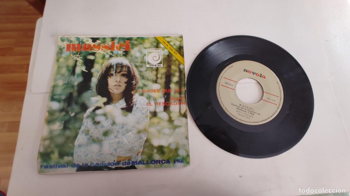 Discos de vinilo: MASSIEL-SINGLE Y SABES QUE VI - Foto 1