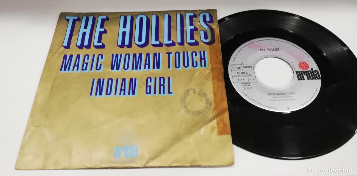 Vinyl records: SCO27-The Hollies - Magic Woman Touch / Indian Girl (7&rdquo;, Single)