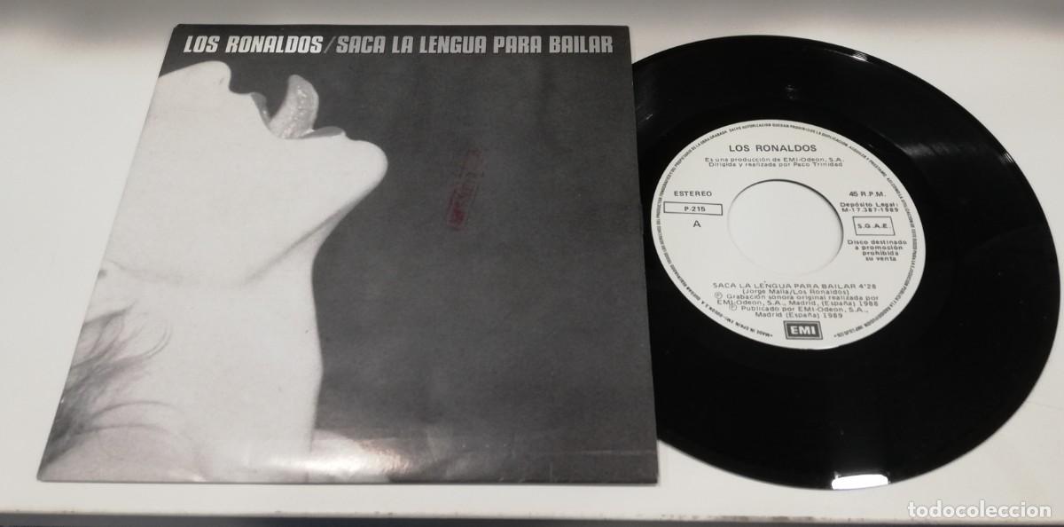 Vinyl records: SCO27-Los Ronaldos - Saca La Lengua Para Bailar (7&rdquo;, Single, Promo)