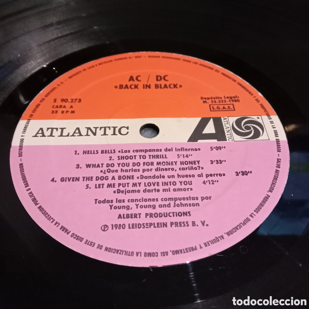 Discos de vinilo: AC/DC - BACK IN BLACK - LP - Foto 6