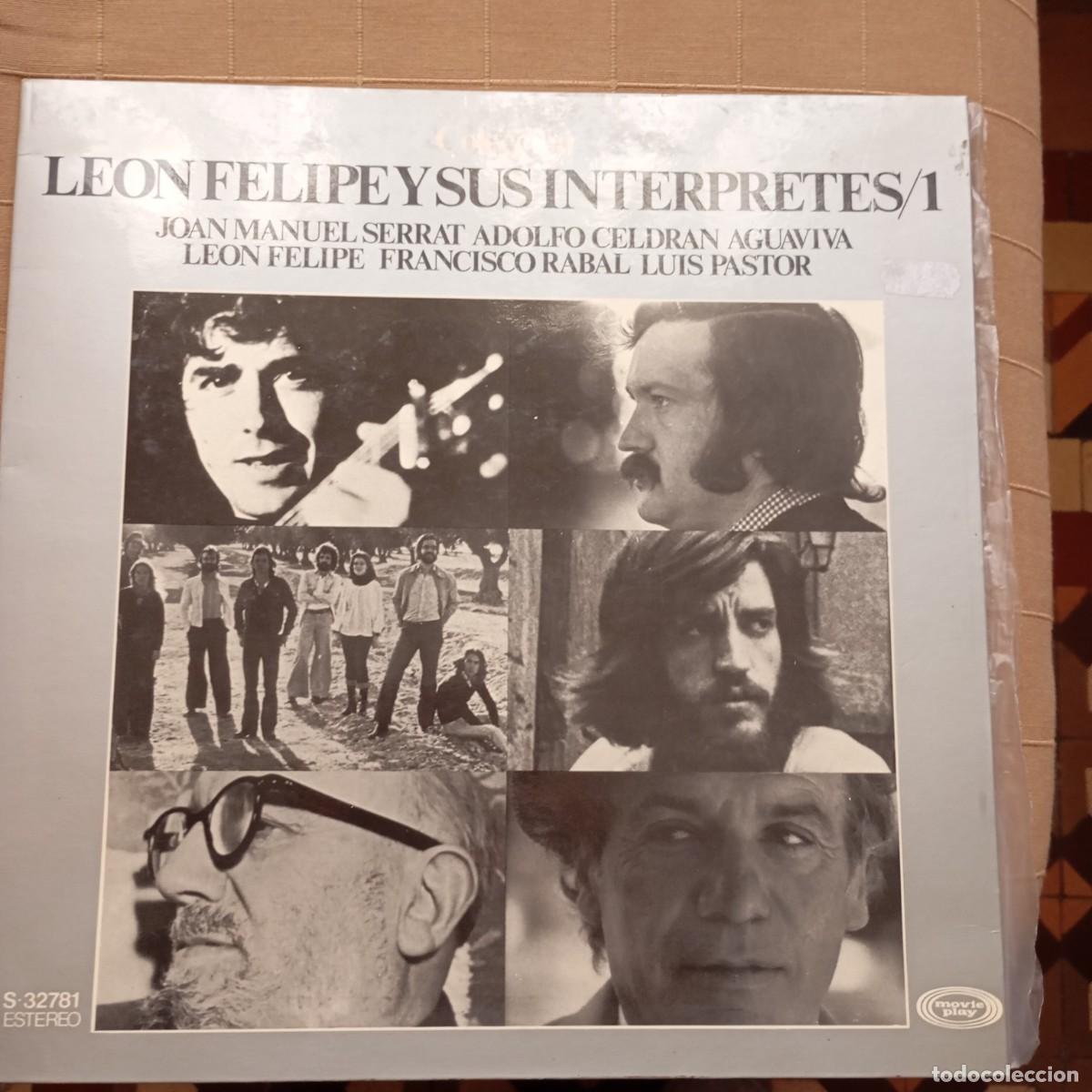 Discos de vinilo: LEON FELIPE Y SUS INTERPRETES/1. Disco vinilo. - Foto 1