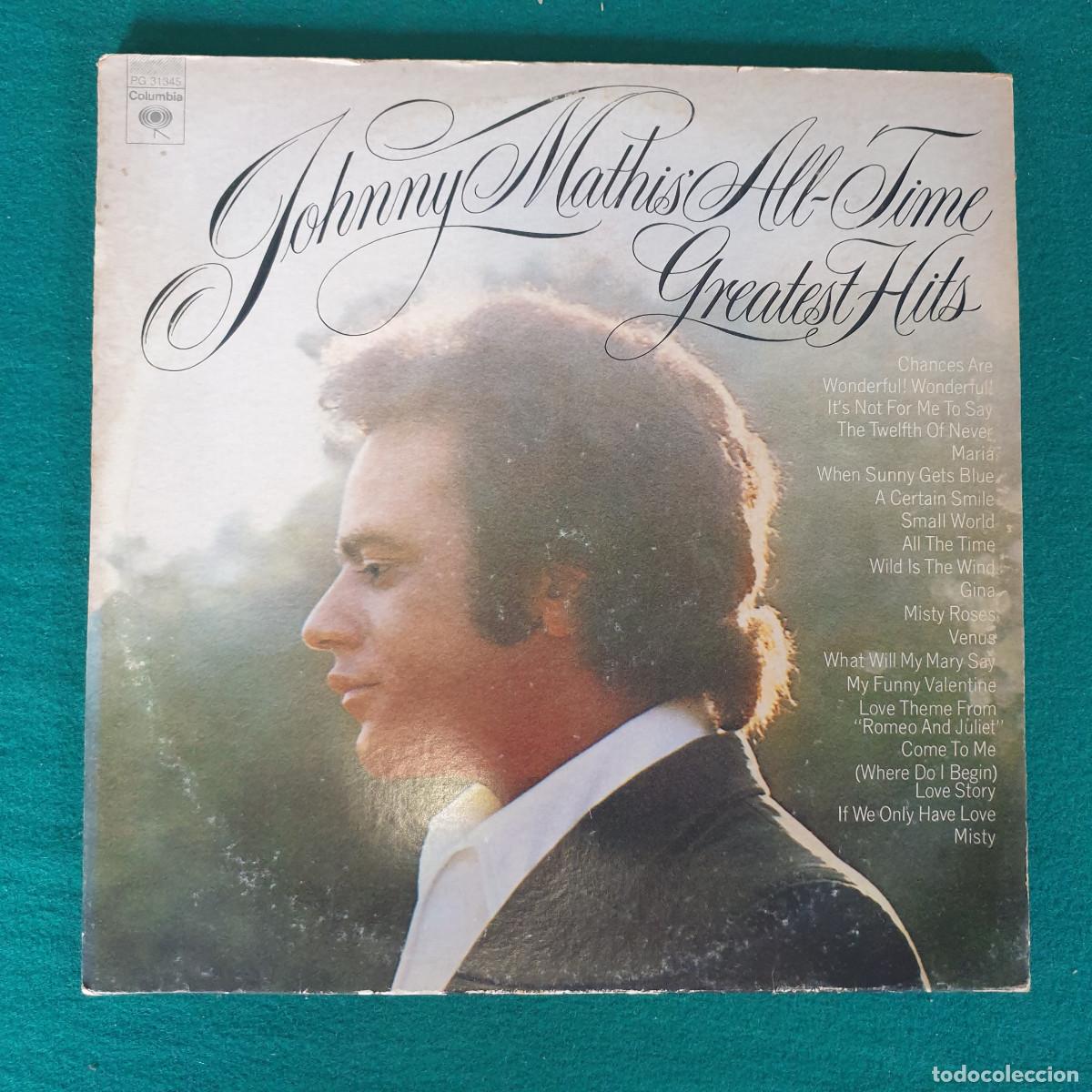 Discos de vinilo: Johnny Mathis &ndash; Johnny Mathis All-Time Greatest Hits - Foto 1