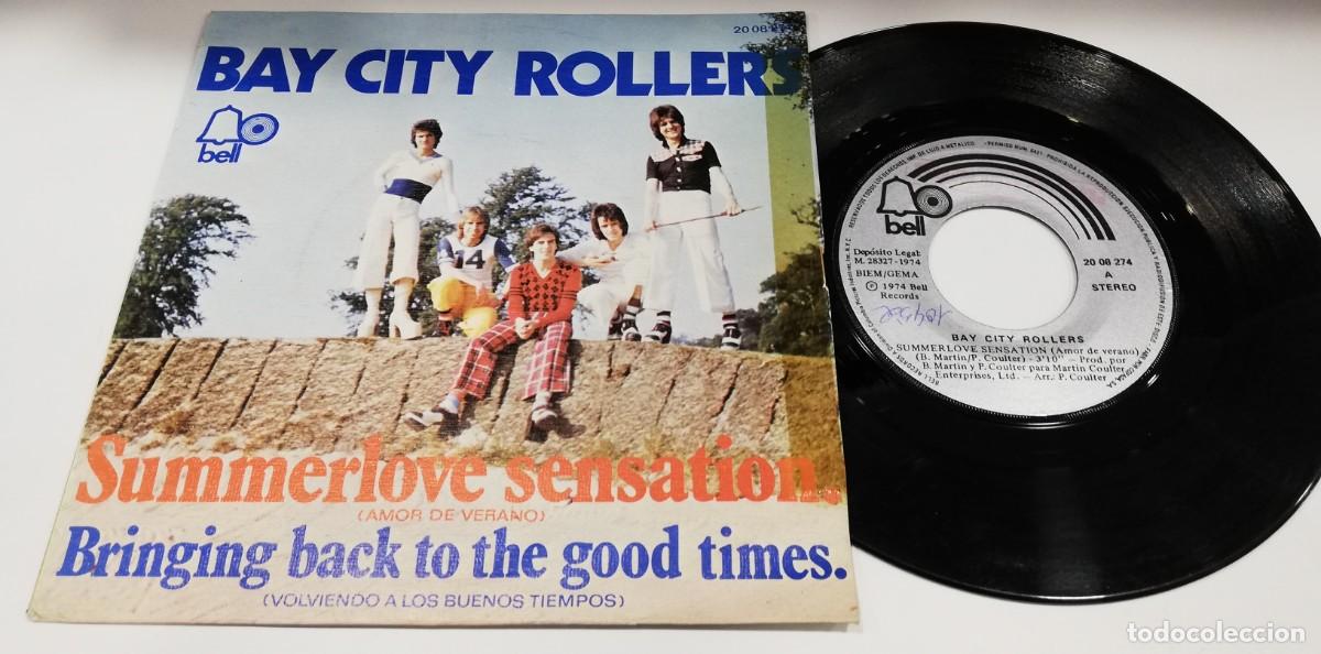 Vinyl records: SCO27-Bay City Rollers - Summerlove Sensation / Bringing Back To The Good Times (7&rdquo;)