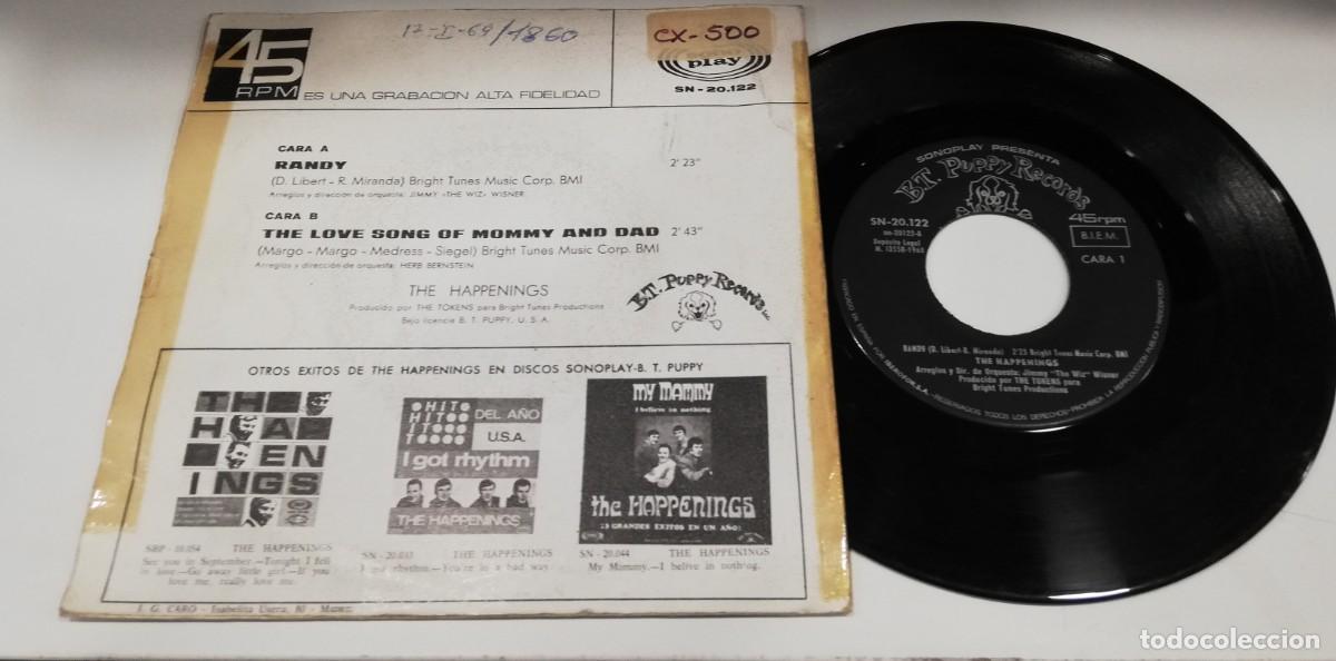 Discos de vinilo: SCO27-RANDY THE HAPPENINGS (7&rdquo;) - Foto 2