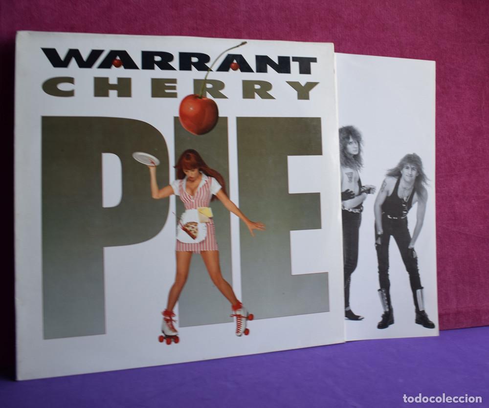 Discos de vinilo: WARRANT &ndash; Cherry Pie - LP EDICION ESPA&Ntilde;OLA 1990 - Foto 3