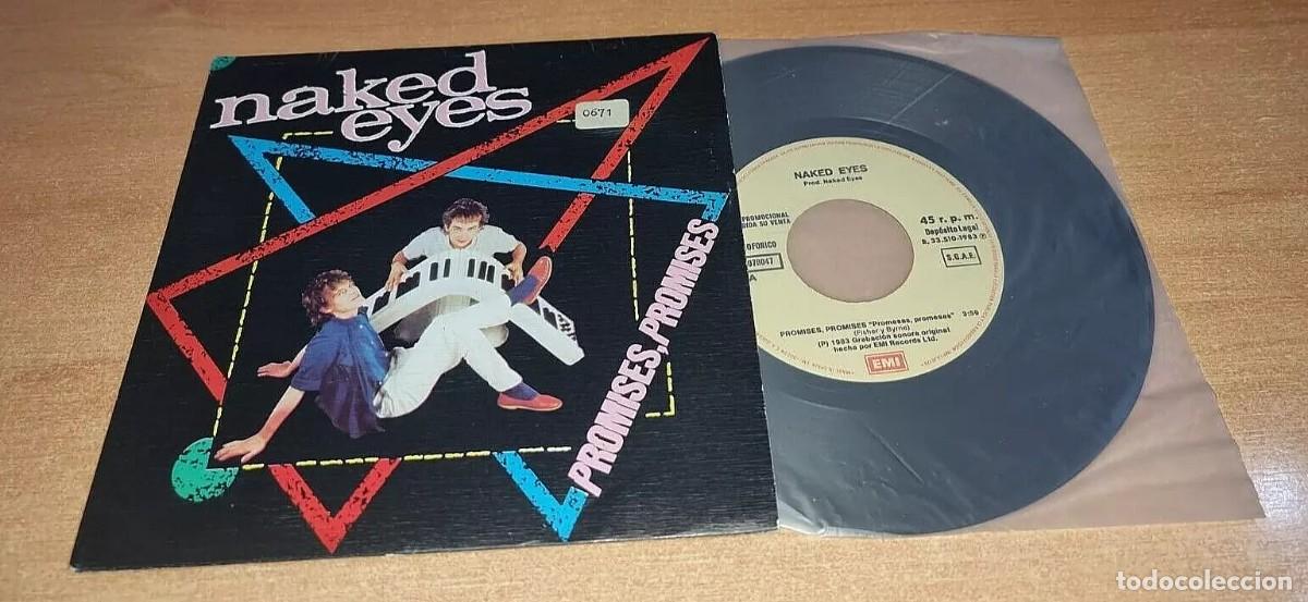 Vinyl-Schallplatten: NAKED EYES Promises promises 7&rdquo; SINGLE VINILO PROMO 1983 ESPA&Ntilde;A TONY MANSFIELD CONTIENE 2 TEMAS