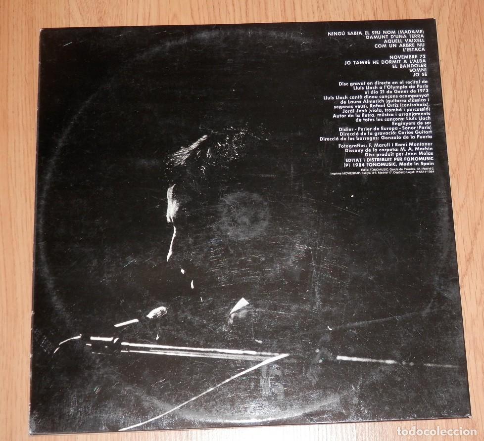 Discos de vinilo: DISCO LP DE VINILO DE LLUIS LLACH - Foto 2