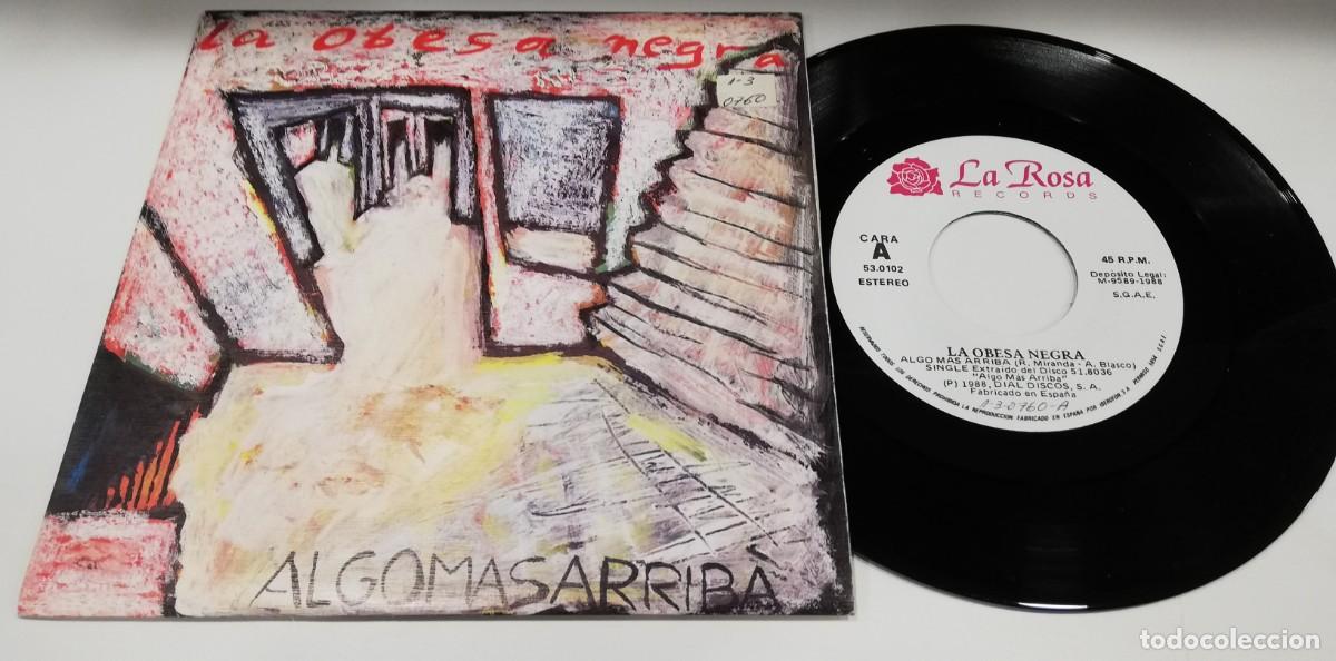 Discos de vinilo: SCO18-La Obesa Negra - Algo Mas Arriba (7&rdquo;)