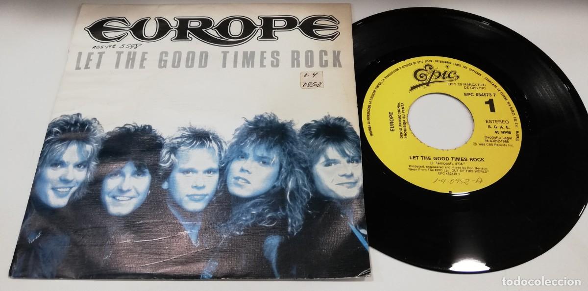 Discos de vinilo: SCO18-Europe - Let The Good Times Rock (7&rdquo;, Single, Promo, Tou)