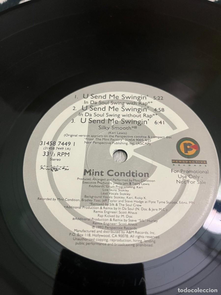 Discos de vinilo: Mint Condition U Send Me Swingin - Foto 3