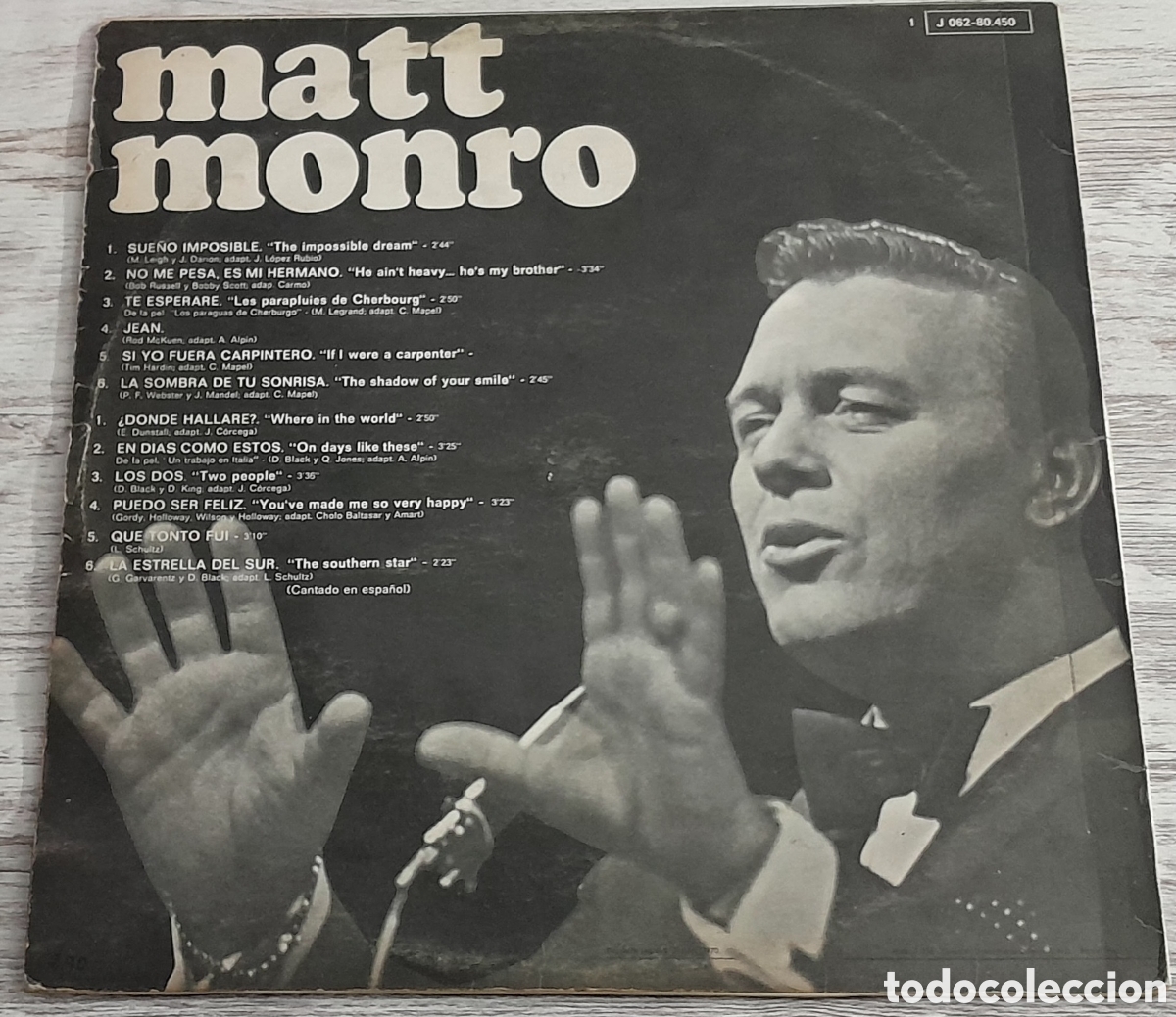 Discos de vinilo: MATT MONRO EN ESPA&Ntilde;A N&deg;2 - EMI 1970 - Foto 2