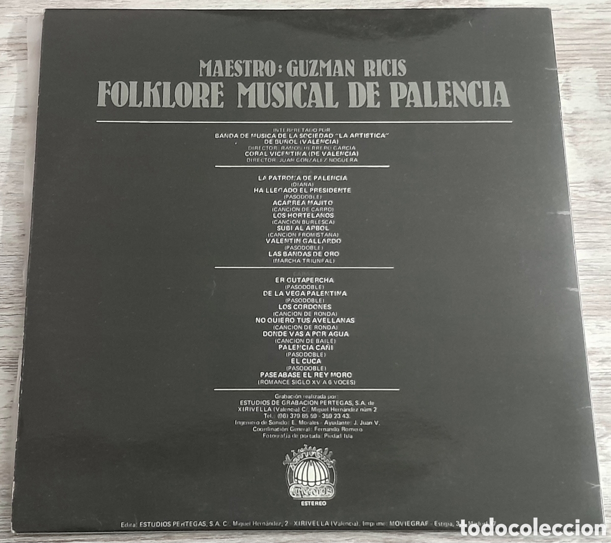 Discos de vinilo: FOLKLORE MUSICAL DE PALENCIA - DIR. GUZMAN RICIS - GATEFOLD - Foto 2