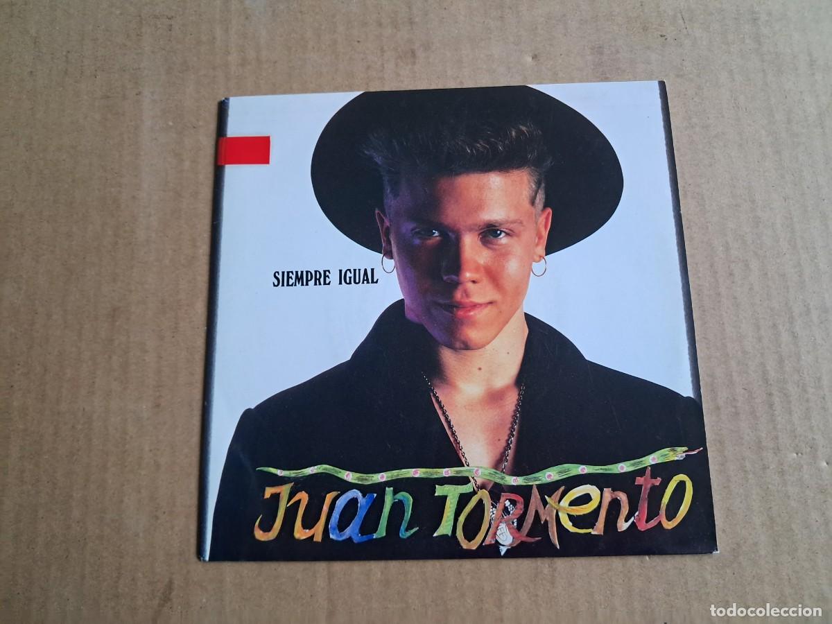 Discos de vinilo: JUAN TORMENTO - SIEMPRE IGUAL SINGLE 1990 - Foto 1