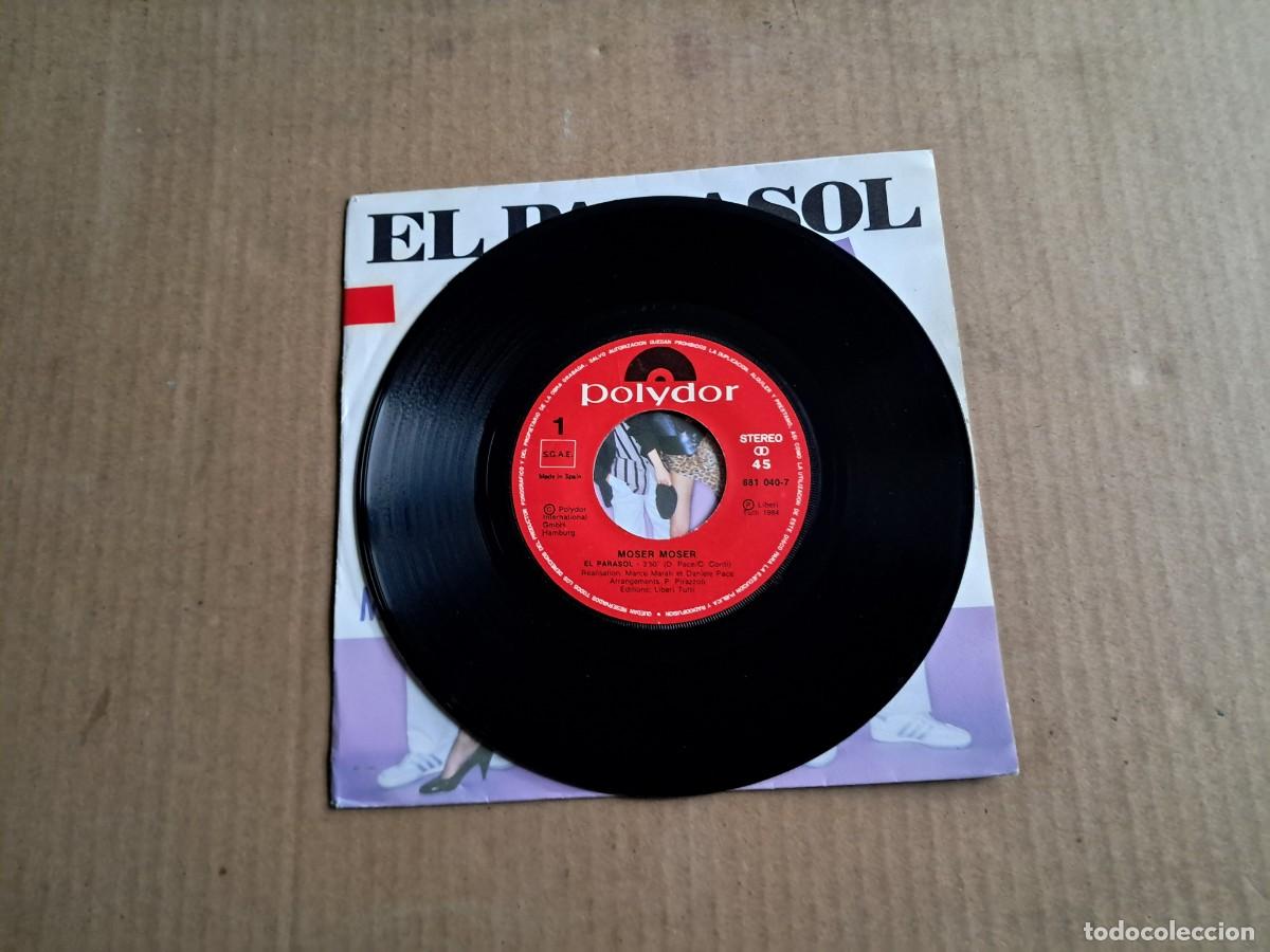 Discos de vinilo: EL PARASOL - MOSER MOSER SINGLE 1984 - Foto 2