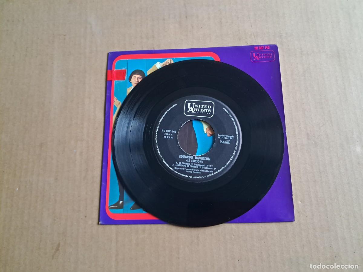 Discos de vinilo: EDUARDO DAVIDSON - LE FRISSON EP 1967 - Foto 2