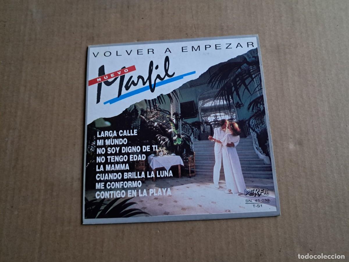 Discos de vinilo: MARFIL - VOLVER A EMPEZAR SINGLE 1987 - Foto 1