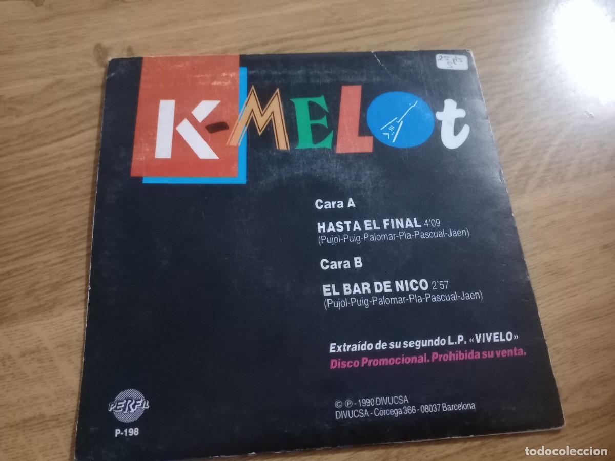 Discos de vinilo: K MELOT / HASTA EL FINAL / EL BAR DE NICO - Foto 2