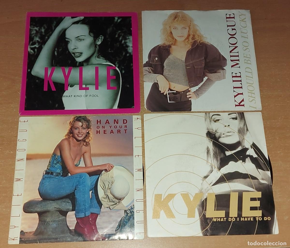 Discos de vinilo: 4 single vinilo 7&rdquo; KYLIE MINOGUE - Foto 1