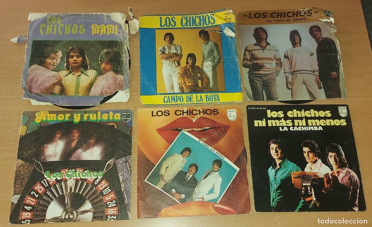 Discos de vinilo: 6 single vinilo 7&rdquo; LOS CHICHOS - Foto 1